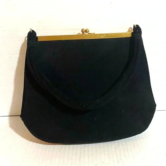 Koret black suede handle bag - Picture 6 of 9